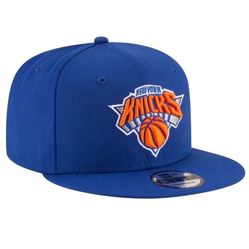 New York Knicks Men's Blue New Era 9Fifty Snapback Hat New York Knicks Men's Blue New Era 9Fifty Snapback Hat