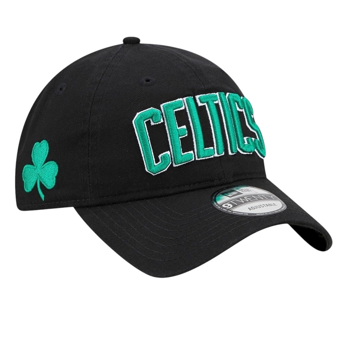 Boston Celtics Men’s Black New Era 9Twenty Adjustable Hat