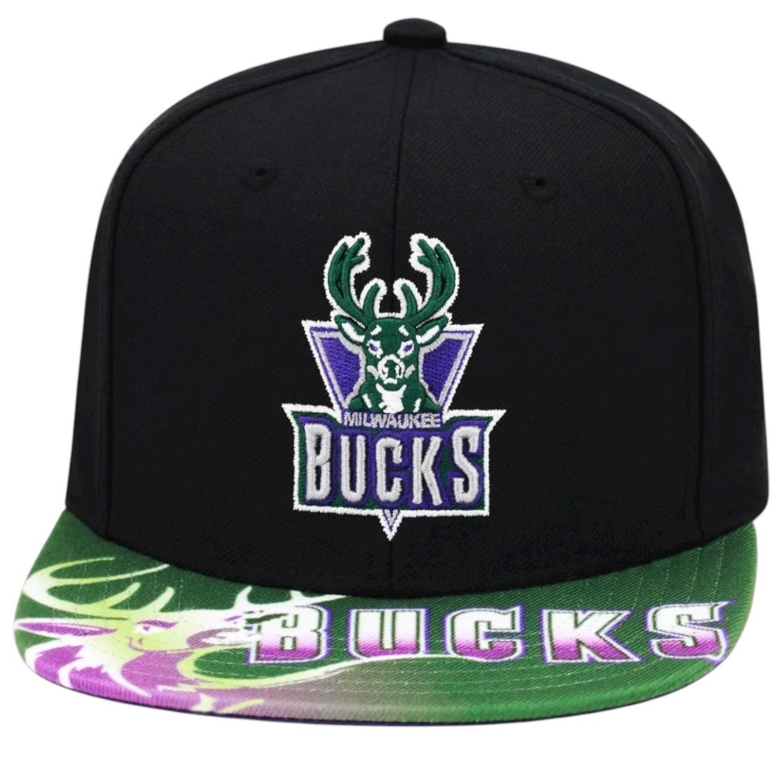 Milwaukee Bucks Men’s Swingman Pop Mitchell & Ness Snapback Hat