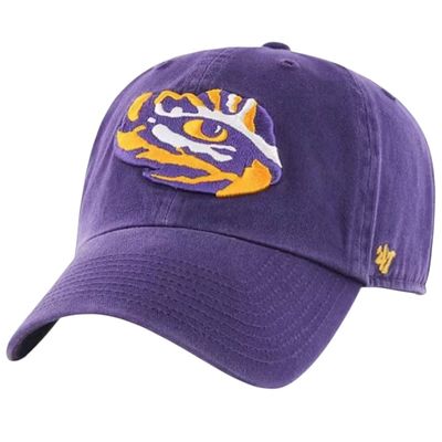 LSU Tigers Men’s Purple 47 Brand Clean Up Adjustable Hat LSU Tigers Men’s Purple 47 Brand Clean Up Adjustable Hat
