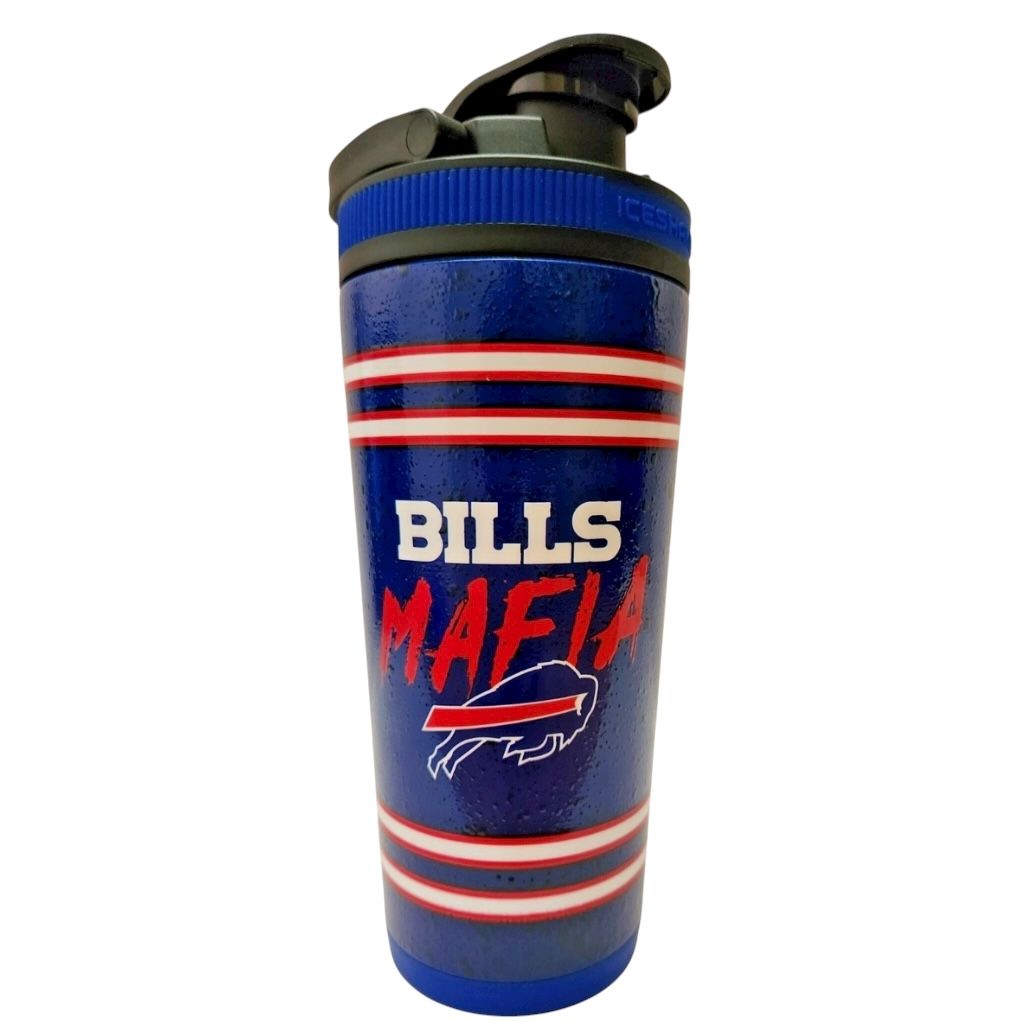 Buffalo Bills Mafia 26oz 4D Stainless Steel Ice Shaker Bottle