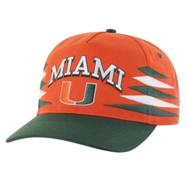 Miami Hurricanes Men’s Orange Diamond Cut Mitchell & Ness Snapback Hat Miami Hurricanes Men’s Orange Diamond Cut Mitchell & Ness Snapback Hat
