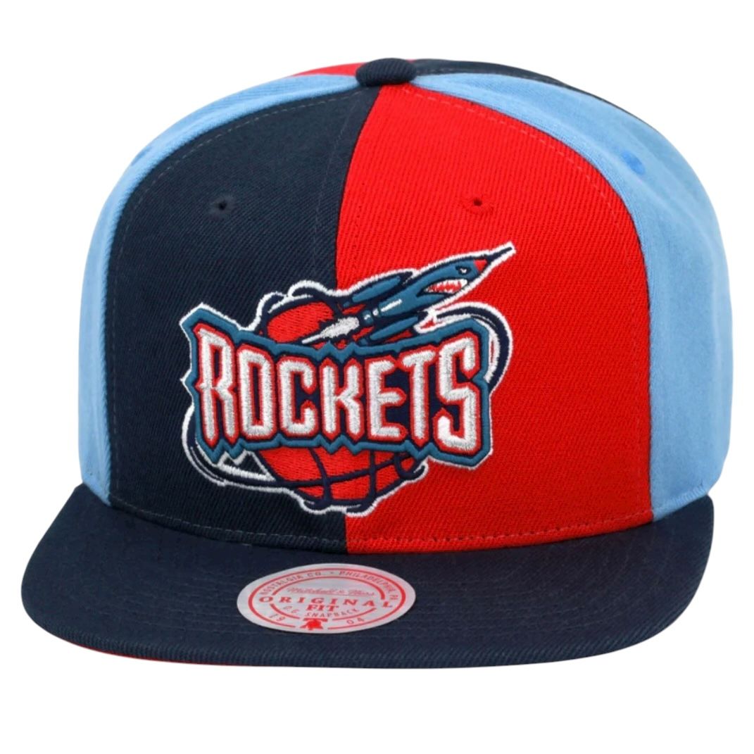 Houston Rockets Men’s Mitchell & Ness Pinwheel Snapback Adjustable Hat