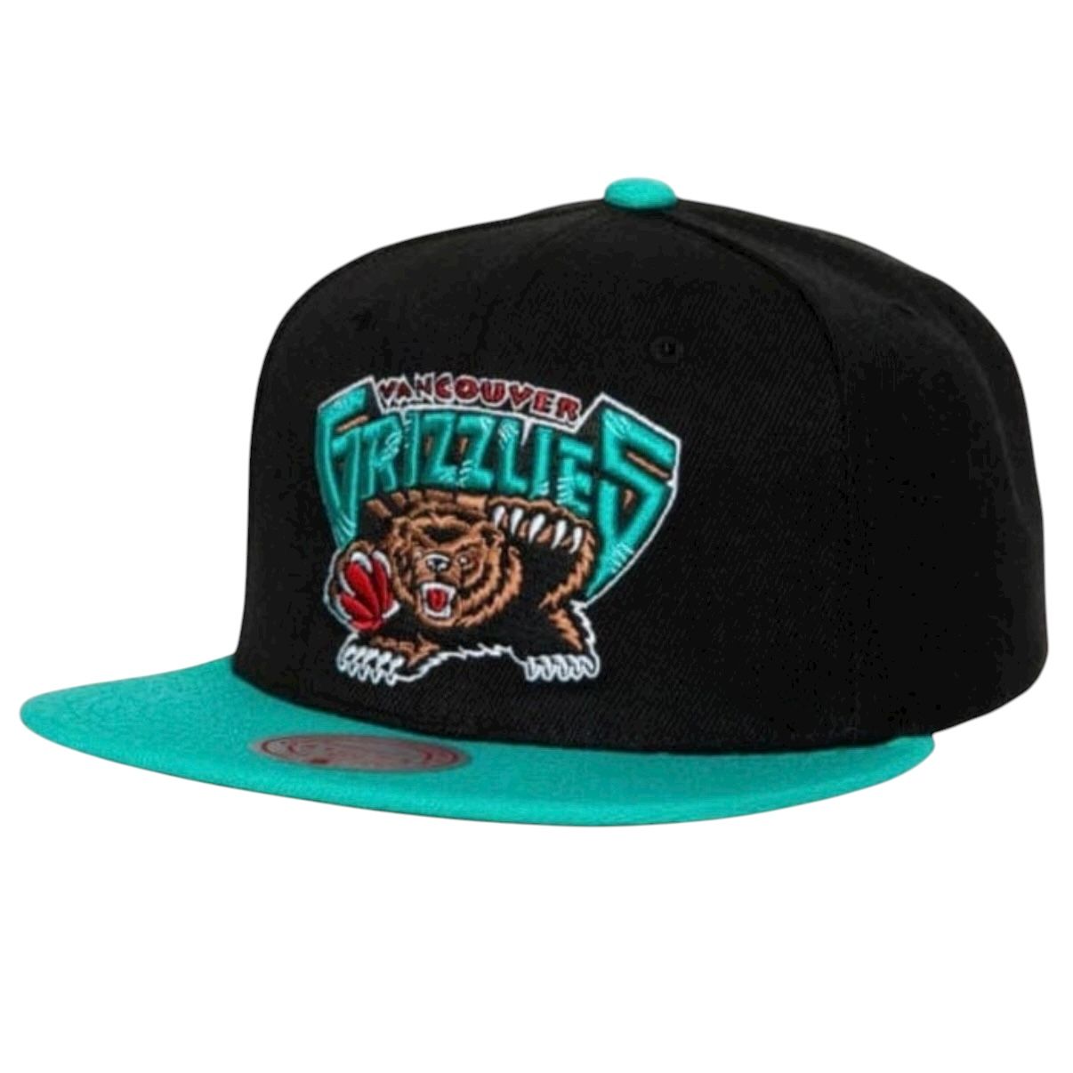 Vancouver Grizzlies Men’s Black Mitchell & Ness NBA Side Core 2.0 Snapback Hat