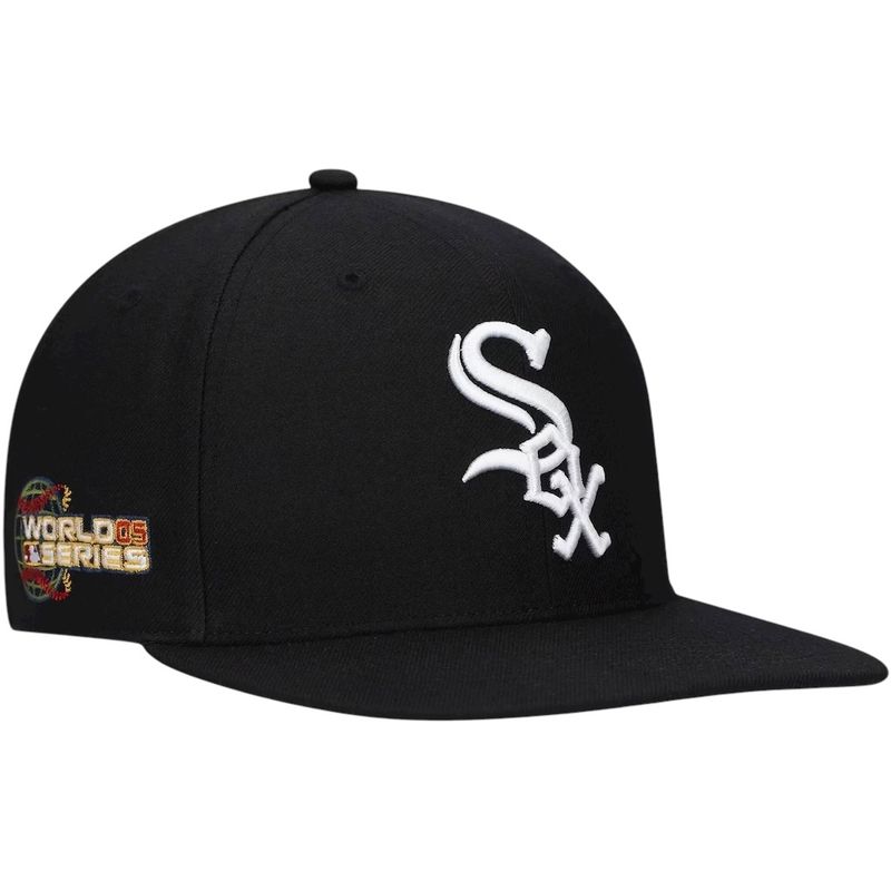 Chicago White Sox Men’s Black 2005 World Series 47 Brand Captain Snapback Hat