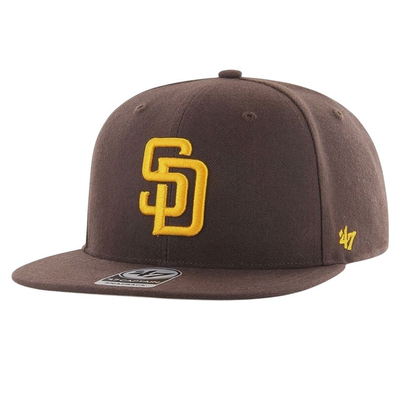 San Diego Padres Men’s Brown No Shot 47 Brand Captain Snapback Hat San Diego Padres Men’s Brown No Shot 47 Brand Captain Snapback Hat