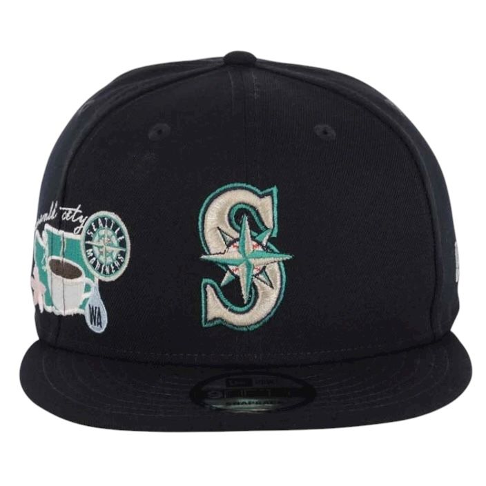 Seattle Mariners Men's New Era 9Fifty Icon Snapback Hat Seattle Mariners Men's New Era 9Fifty Icon Snapback Hat
