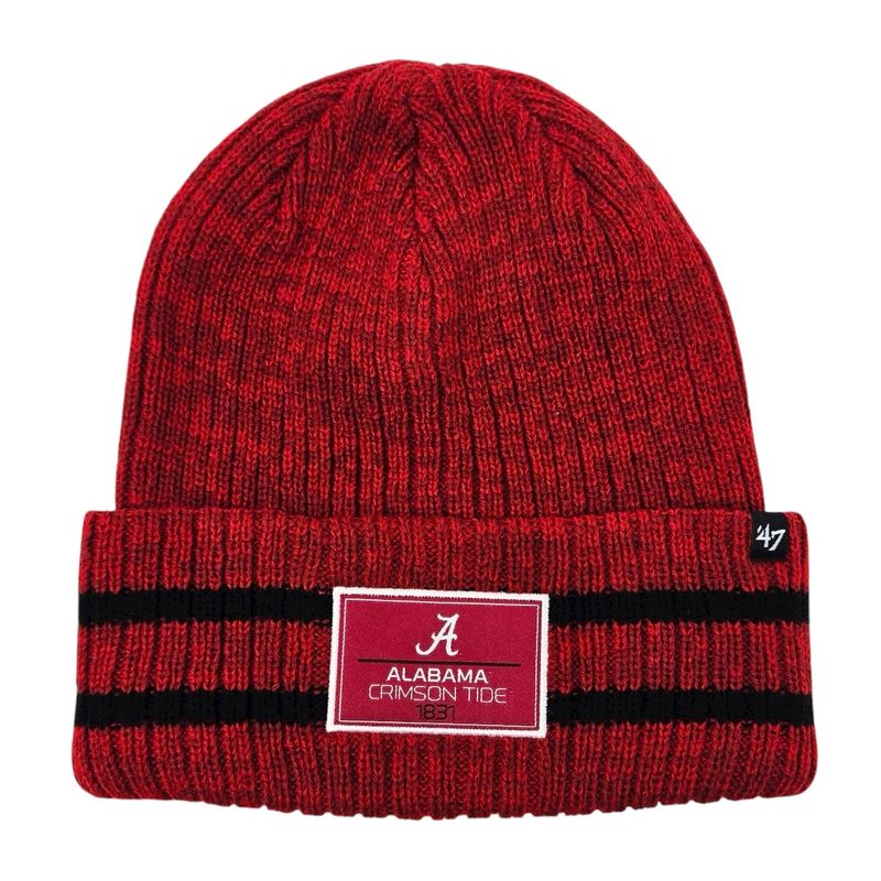 Alabama Crimson Tide Men's 47 Brand Cuffed Knit Hat Alabama Crimson Tide Men's 47 Brand Cuffed Knit Hat