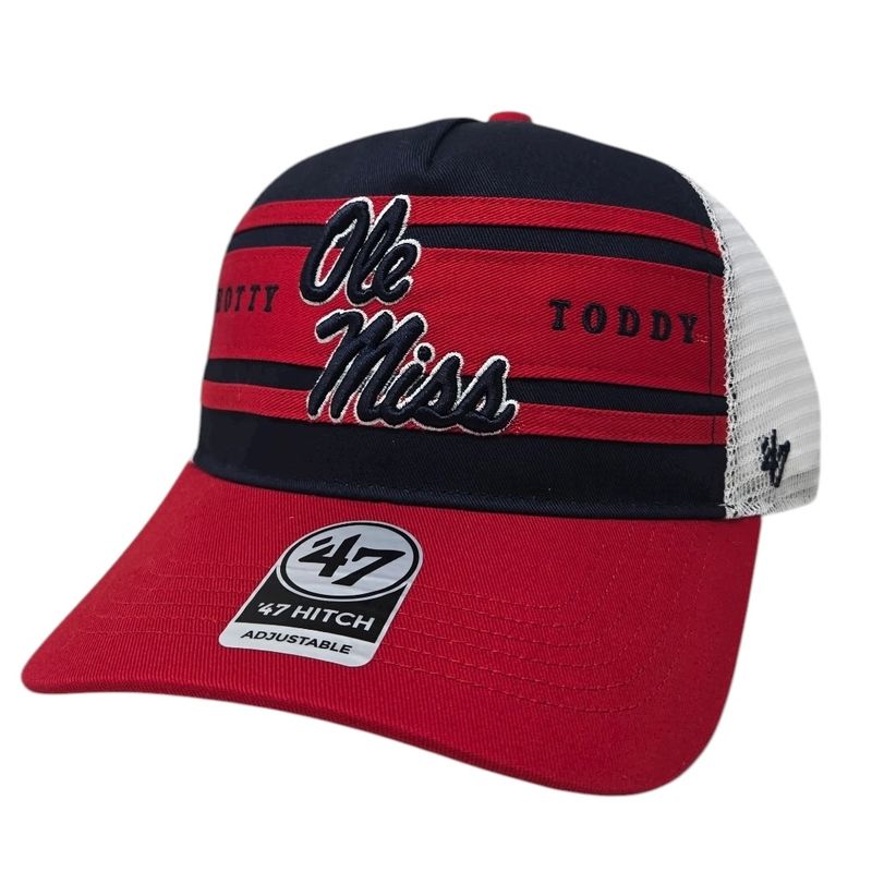 Ole Miss Rebels Men’s Double Header 47 Brand Hitch Adjustable Hat Ole Miss Rebels Men’s Double Header 47 Brand Hitch Adjustable Hat