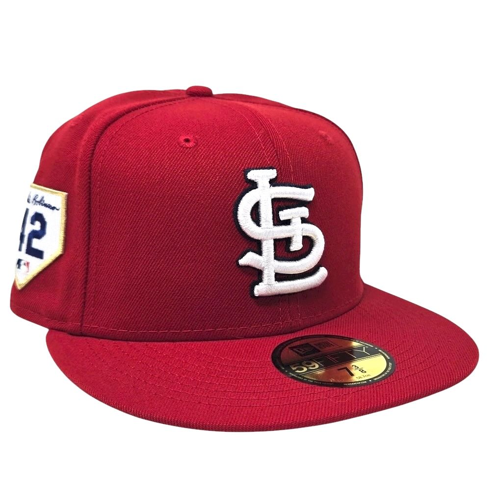 St. Louis Cardinals Men's Red Jackie Robinson Day New Era 59Fifty Fitted Hat
