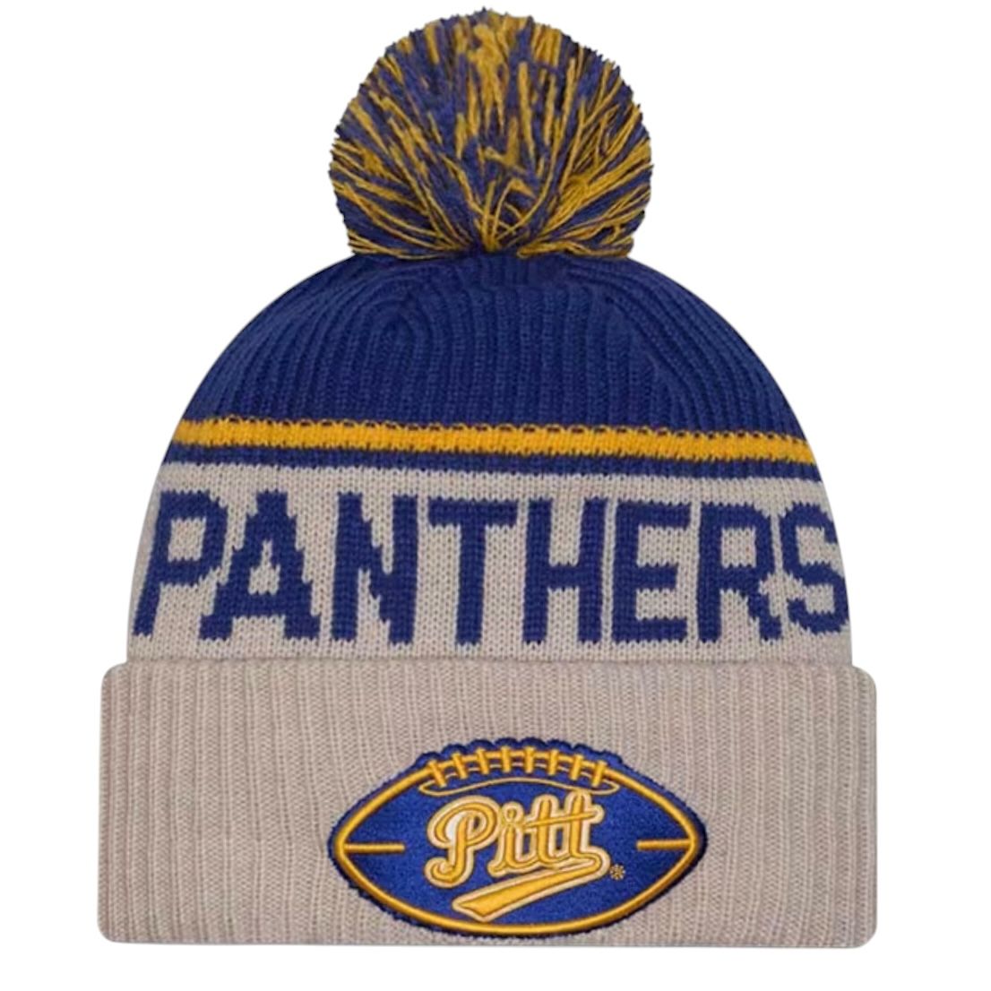 Pitt Panthers Men's New Era Cuffed Pom Knit Hat