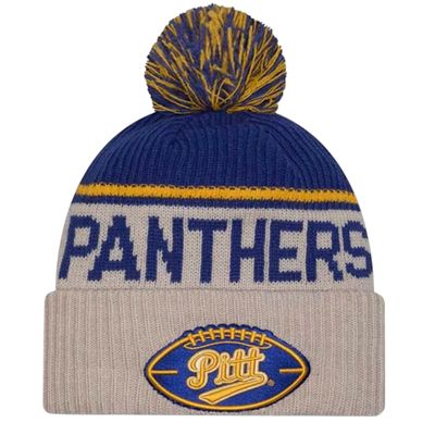 Pitt Panthers Men's New Era Cuffed Pom Knit Hat