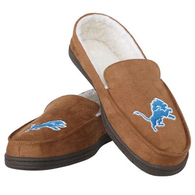 Detroit Lions Men's FOCO NFL Football Team Logo Moccasin Slippers