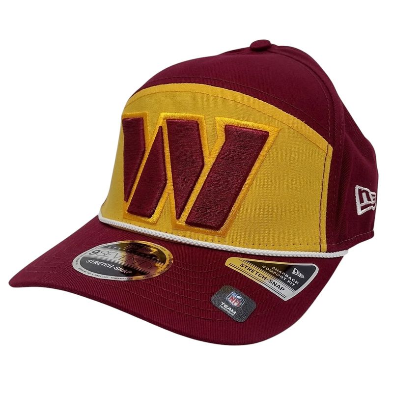 Washington Commanders Men's Burgundy Split Panel Rope New Era 9SEVENTY Stretch-Snap Hat Washington Commanders Men's Burgundy Split Panel Rope New Era 9SEVENTY Stretch-Snap Hat