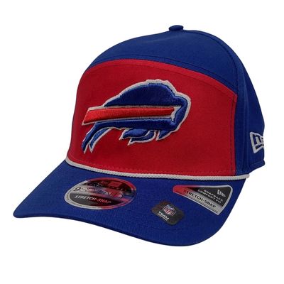 Buffalo Bills Men's Blue Split Panel Rope New Era 9SEVENTY Stretch-Snap Hat