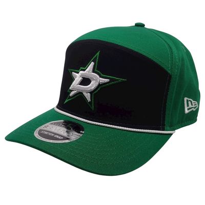Dallas Stars Men's Green Split Panel Rope New Era 9SEVENTY Stretch-Snap Hat Dallas Stars Men's Green Split Panel Rope New Era 9SEVENTY Stretch-Snap Hat