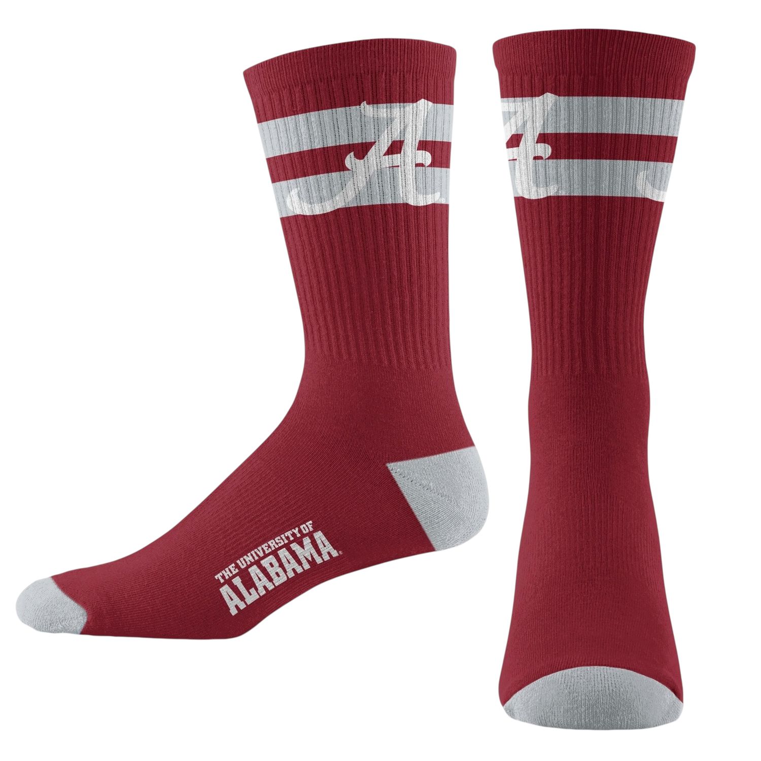 Alabama Crimson Tide Men's Legend Premium Crew Socks