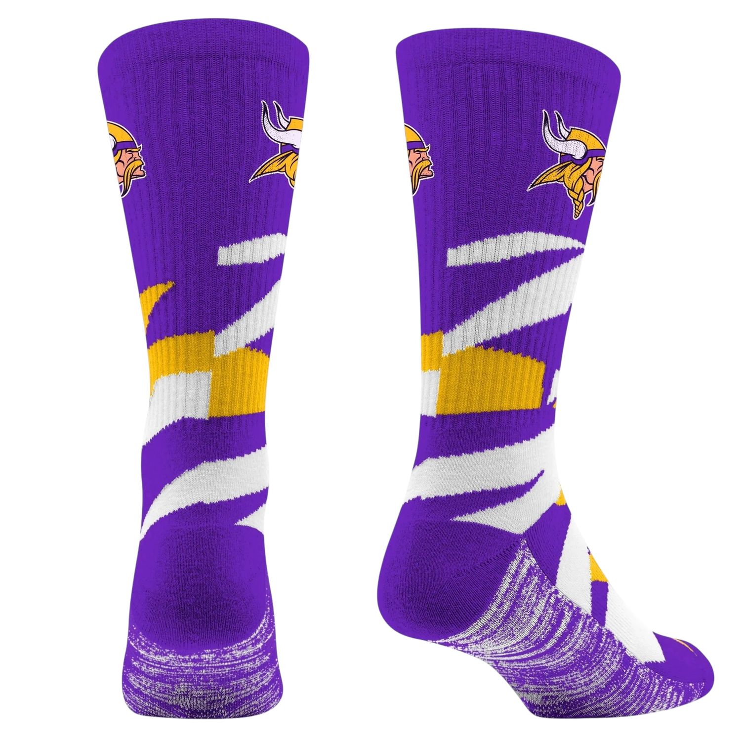 Minnesota Vikings Men’s Shattered Crew Socks