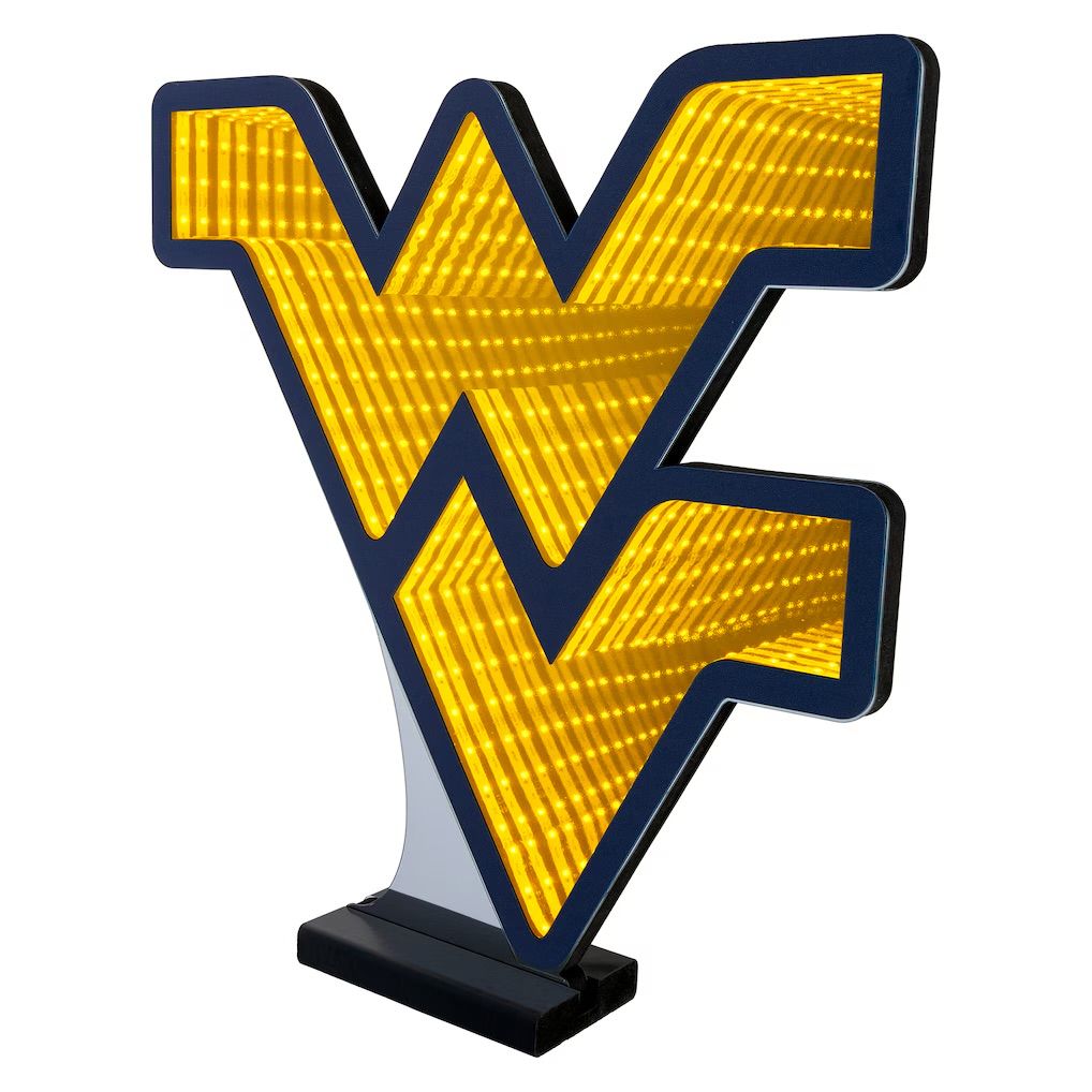 West Virginia Mountaineers LED Infinity Logo Light