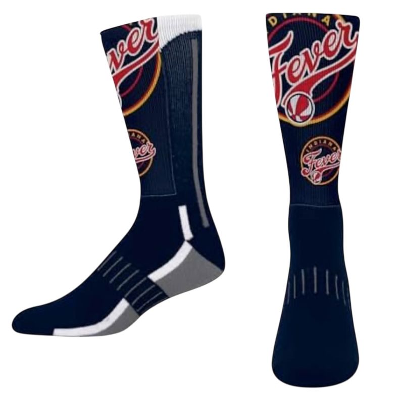 Indiana Fever Youth Phenom Curve Zoom Socks Indiana Fever Youth Phenom Curve Zoom Socks