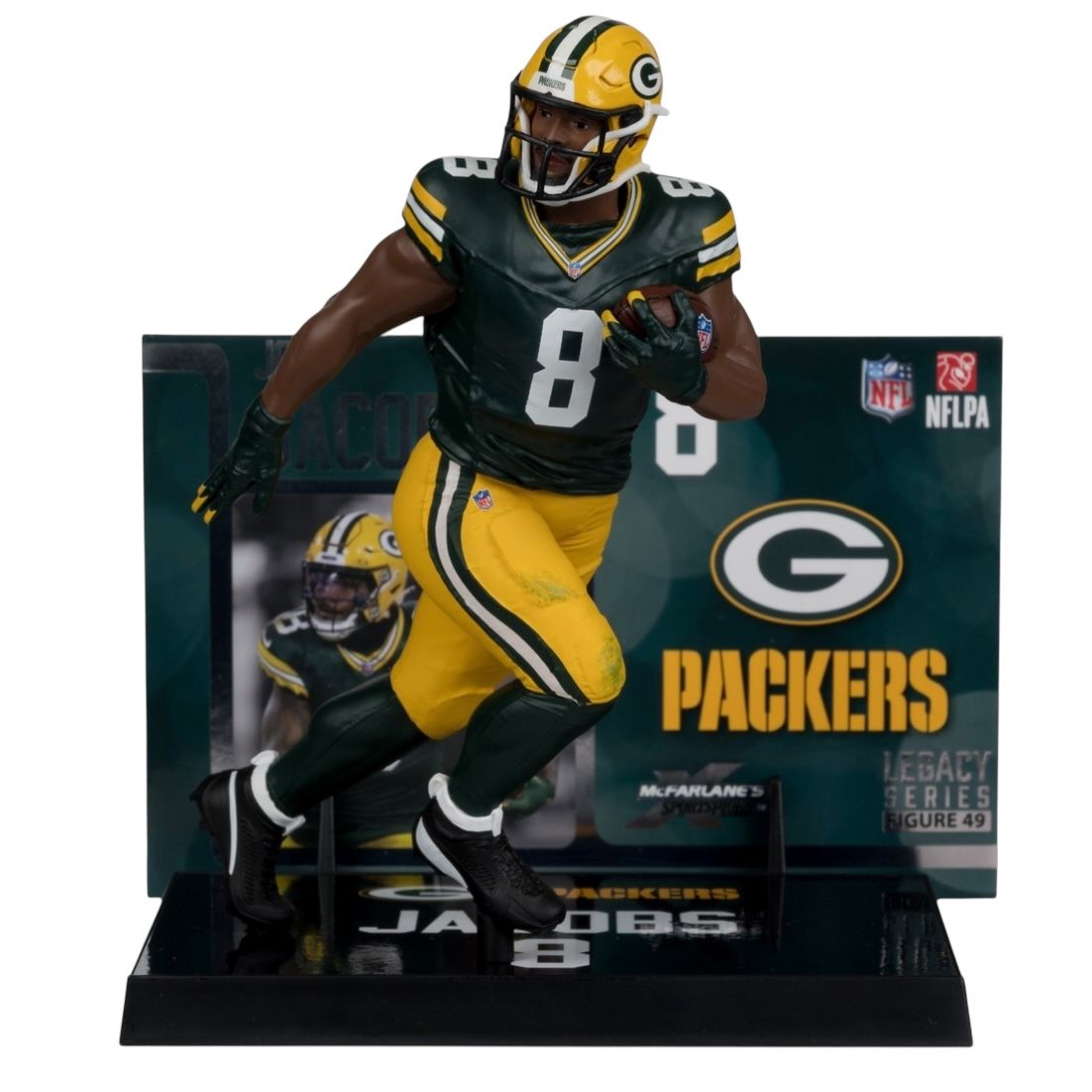 Green Bay Packers Josh Jacobs NFL McFarlane Legacy Series Figure #49