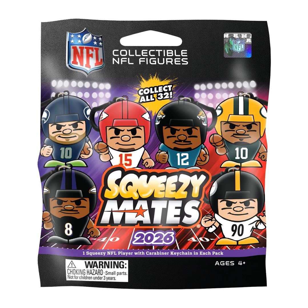 2026 SqueezyMates NFL Collectible Figures 2026 SqueezyMates NFL Collectible Figures