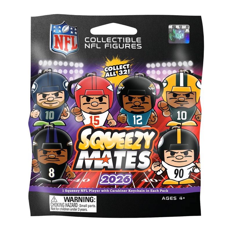 2026 SqueezyMates NFL Collectible Figures 2026 SqueezyMates NFL Collectible Figures