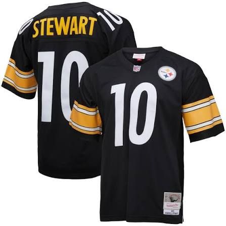 Pittsburgh Steelers Kordell Stewart 2001 Black Men's Mitchell & Ness Legacy Jersey