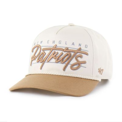 New England Patriots Men’s Natural Condor Two-Tone 47 Hitch Adjustable Hat