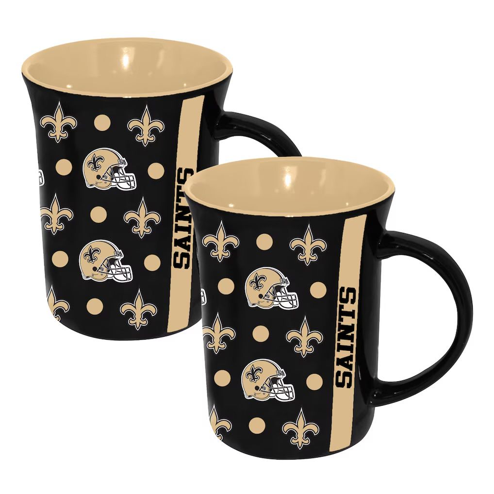 New Orleans Saints 15oz Line Up Coffee Mug New Orleans Saints 15oz Line Up Coffee Mug