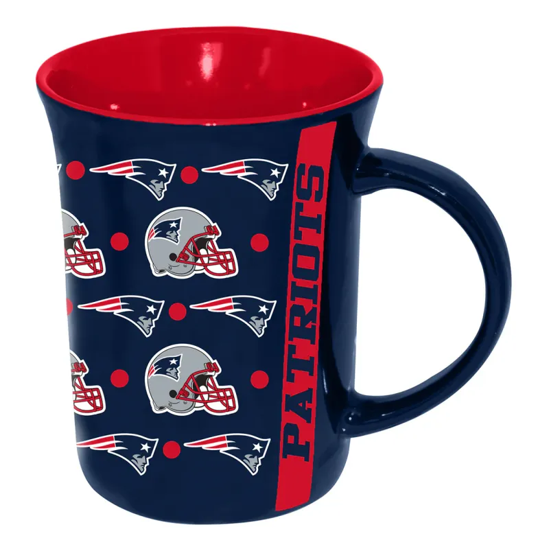 New England Patriots 15oz Line Up Coffee Mug New England Patriots 15oz Line Up Coffee Mug