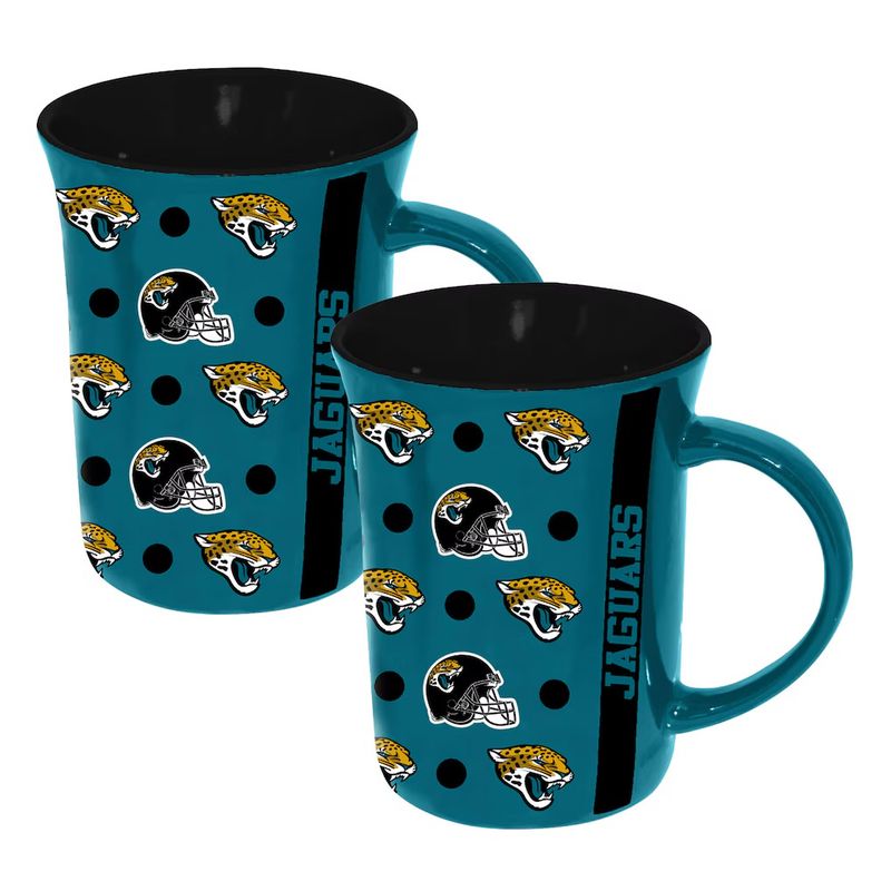 Jacksonville Jaguars 15oz Line Up Coffee Mug Jacksonville Jaguars 15oz Line Up Coffee Mug