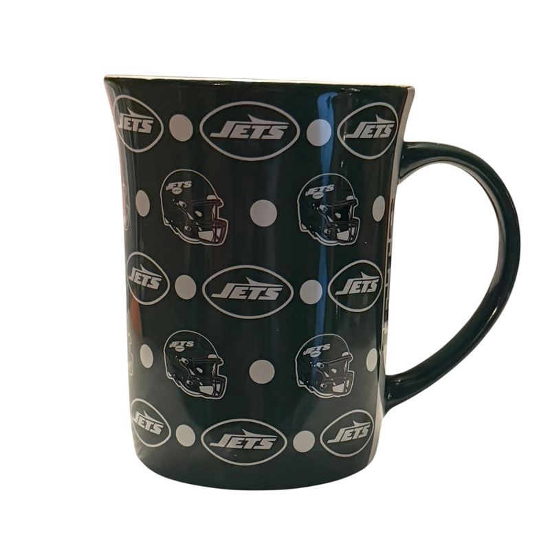 New York Jets 15oz Line Up Coffee Mug New York Jets 15oz Line Up Coffee Mug