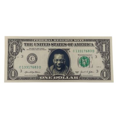 Bijan Robinson Famous Face Dollar Bill Bijan Robinson Famous Face Dollar Bill