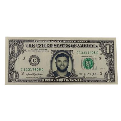 Cameron Skattebo Famous Face Dollar Bill