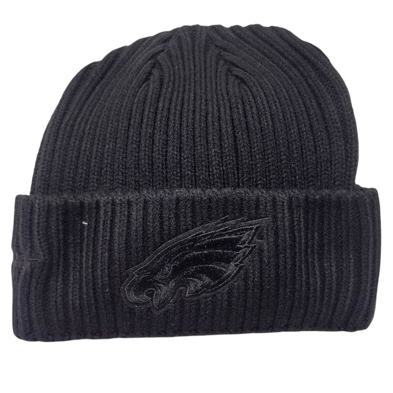 Philadelphia Eagles Men's Black Pro Standard Cuffed Knit Hat Philadelphia Eagles Men's Black Pro Standard Cuffed Knit Hat