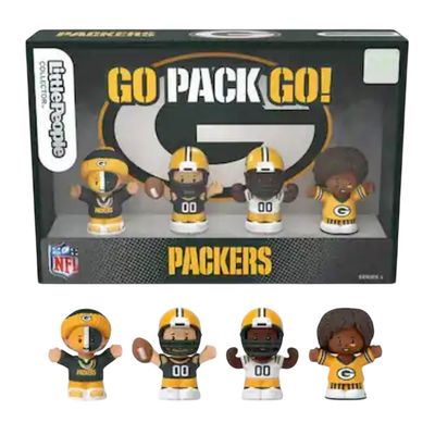Green Bay Packers TeenyMates Four-Piece NFL Collector Set Green Bay Packers TeenyMates Four-Piece NFL Collector Set