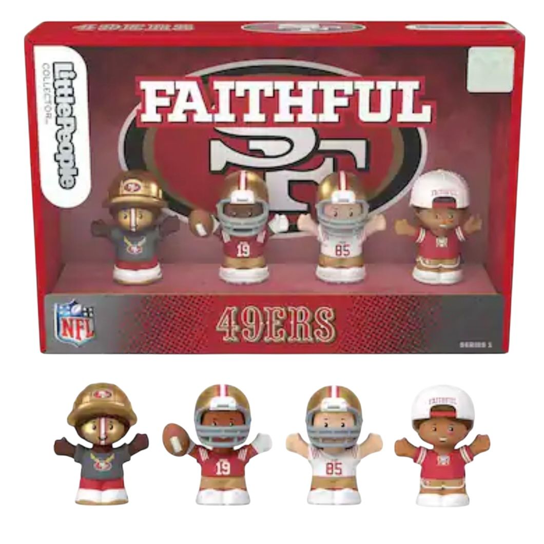 San Francisco 49ers TeenyMates Four-Piece NFL Collector Set