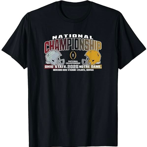Ohio State Buckeyes Men's 2025 National Championship Game T-Shirt Ohio State Buckeyes Men's 2025 National Championship Game T-Shirt