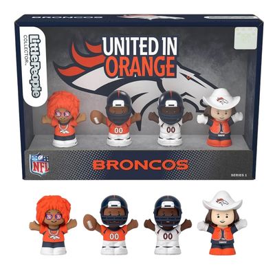 Denver Broncos TeenyMates Four-Piece NFL Collector Set