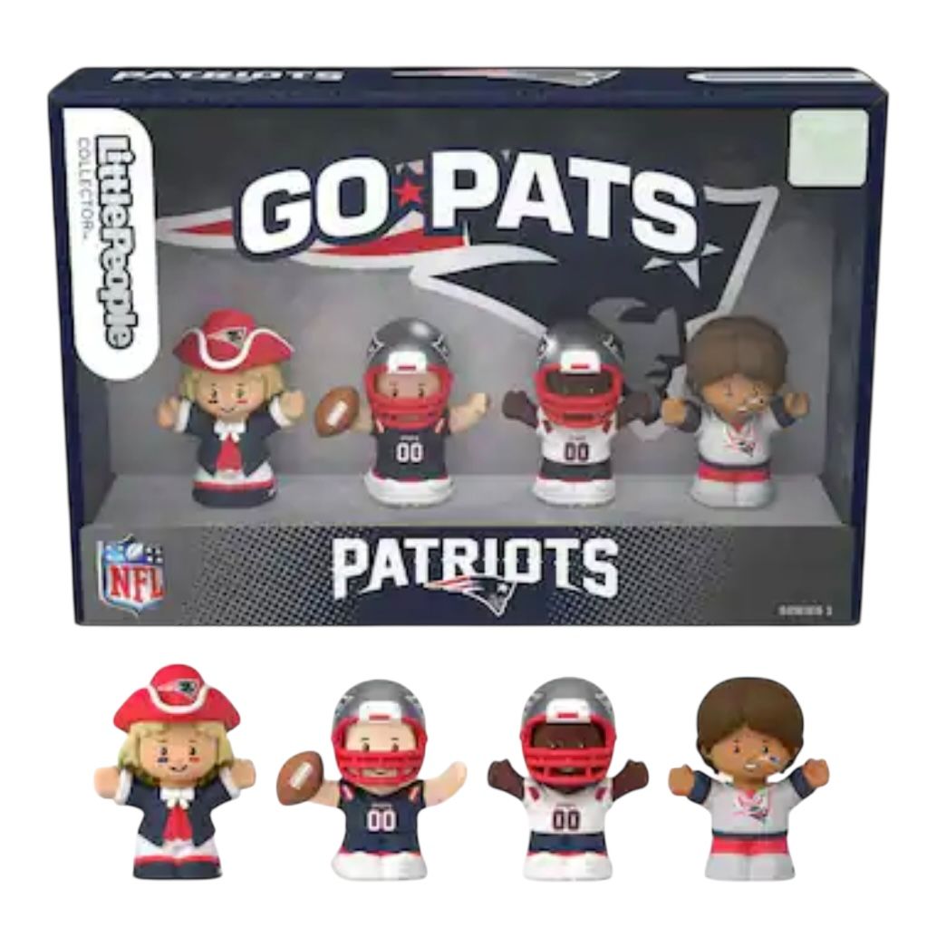 New England Patriots Fisher-Price Little People Four-Piece NFL Collector Set New England Patriots Fisher-Price Little People Four-Piece NFL Collector Set