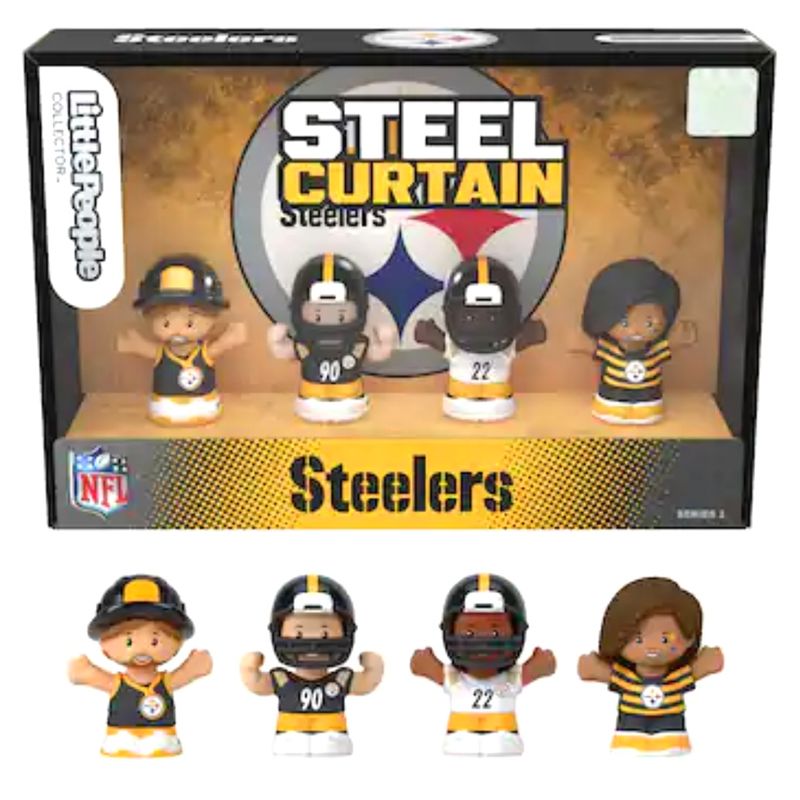 Pittsburgh Steelers TeenyMates Four-Piece NFL Collector Set Pittsburgh Steelers TeenyMates Four-Piece NFL Collector Set