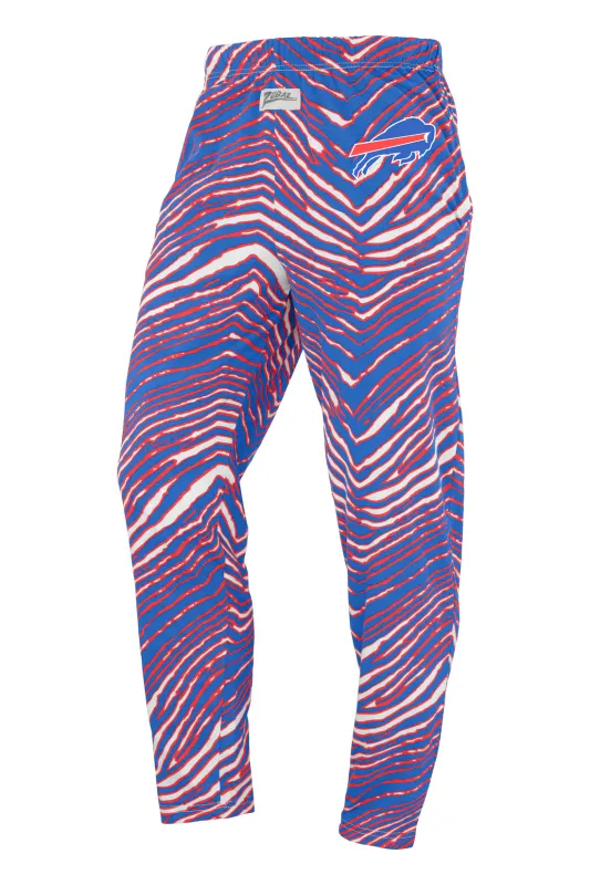 Buffalo Bills Men’s Zubaz NFL Adult Z88 Zebra Pants