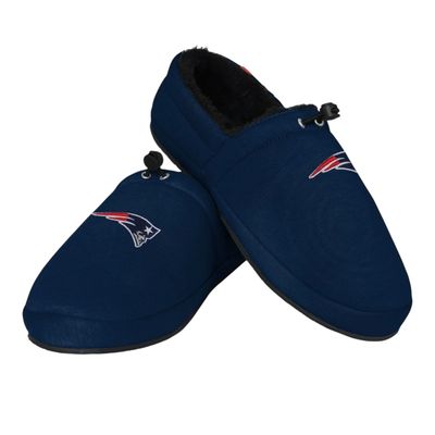 New England Patriots Men’s Big Logo Athletic Moccasin Slippers