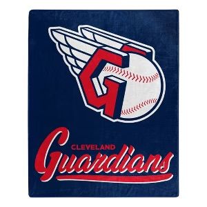 Cleveland Guardians 50" x 60" Signature Plush Raschel Blanket