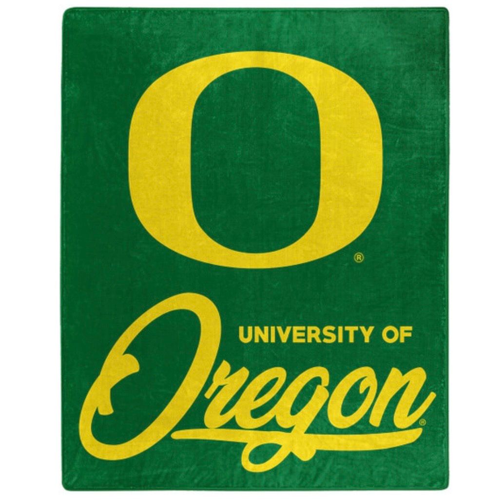 Oregon Ducks 50" x 60" Signature Plush Raschel Blanket