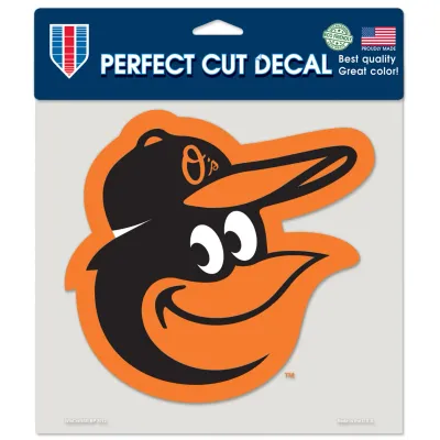 Baltimore Orioles 8 Baltimore Orioles 8" x 8" Perfect Cut Color Decal