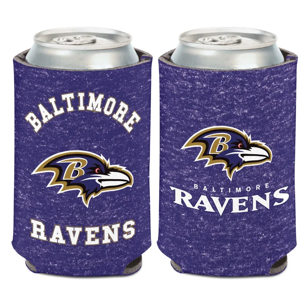Baltimore Ravens Weathered 12 Ounce Can Cooler Koozie