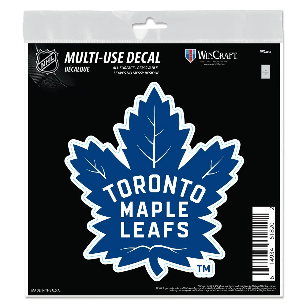 Toronto Maple Leafs 4.5 Toronto Maple Leafs 4.5" x 5.75" Multi-Use Decal Cut to Logo