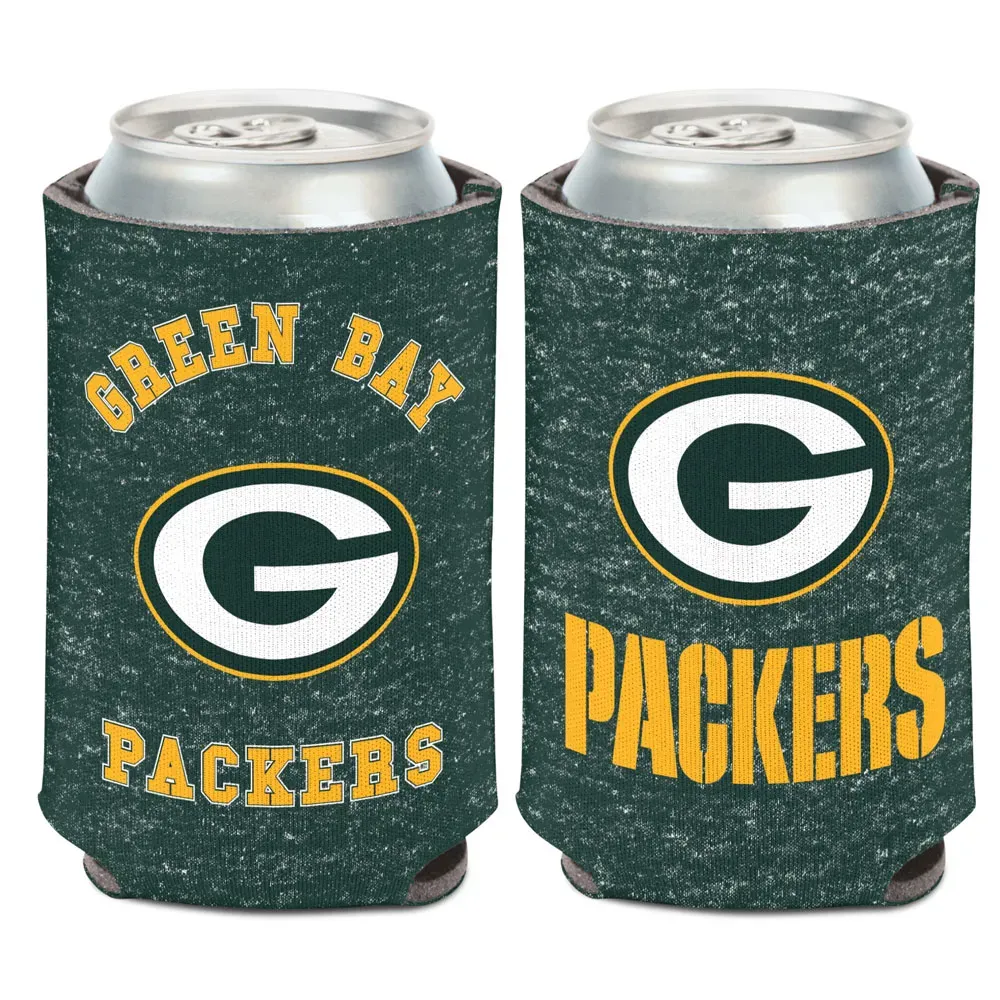 Green Bay Packers Weathered 12 Ounce Can Cooler Koozie